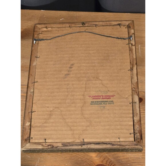 Framed Art By K TROWER, Lion & Cheetah Vintage 70s 80s - Picture 12 of 13